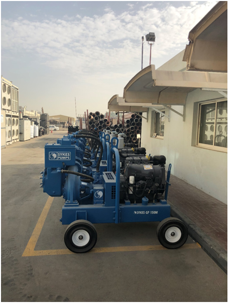 04.03.2018 Dewatering Pumps awaiting delivery to Oil & Gas Sector Client
