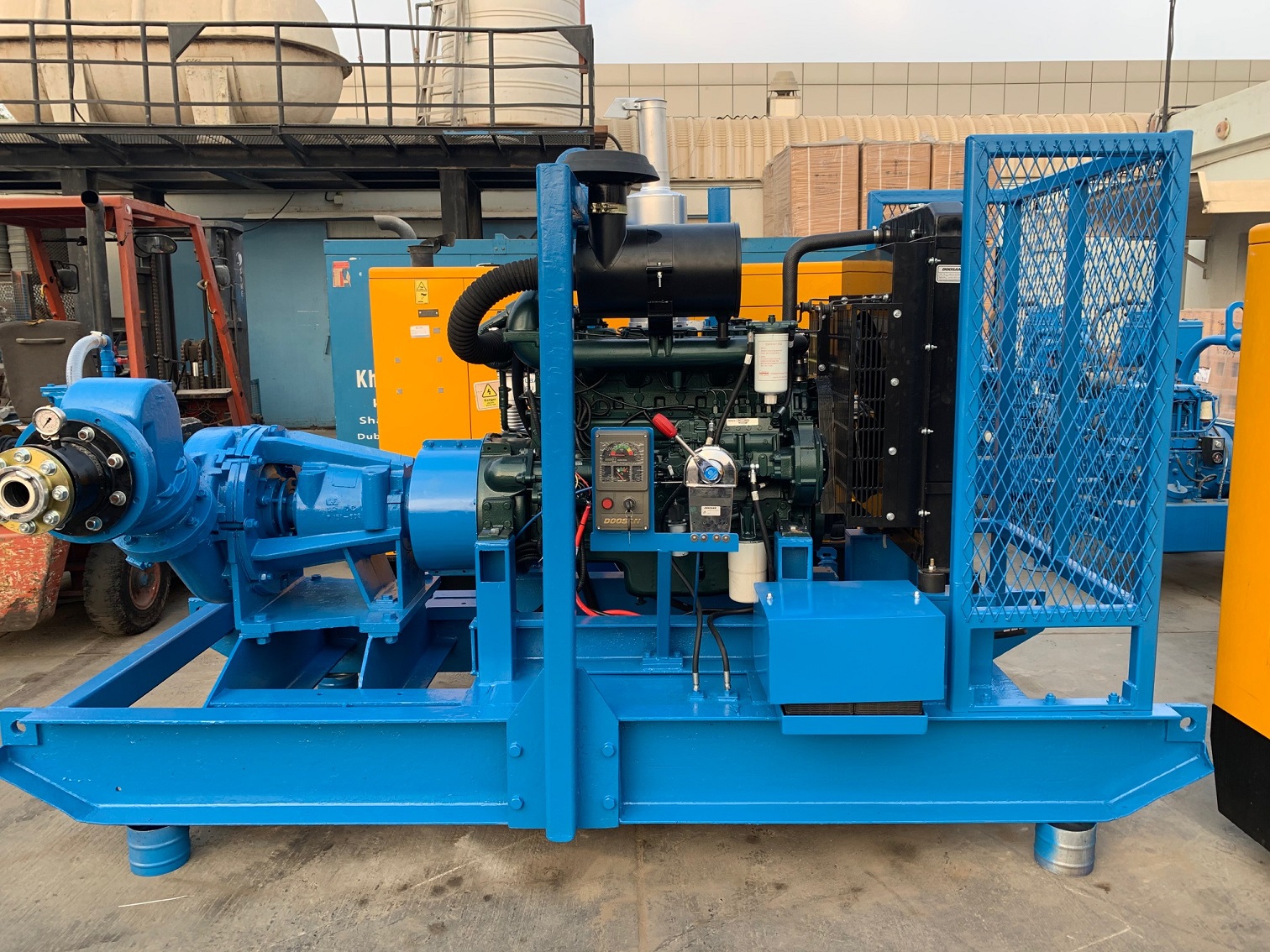 International logistics company purchases dewatering pumps