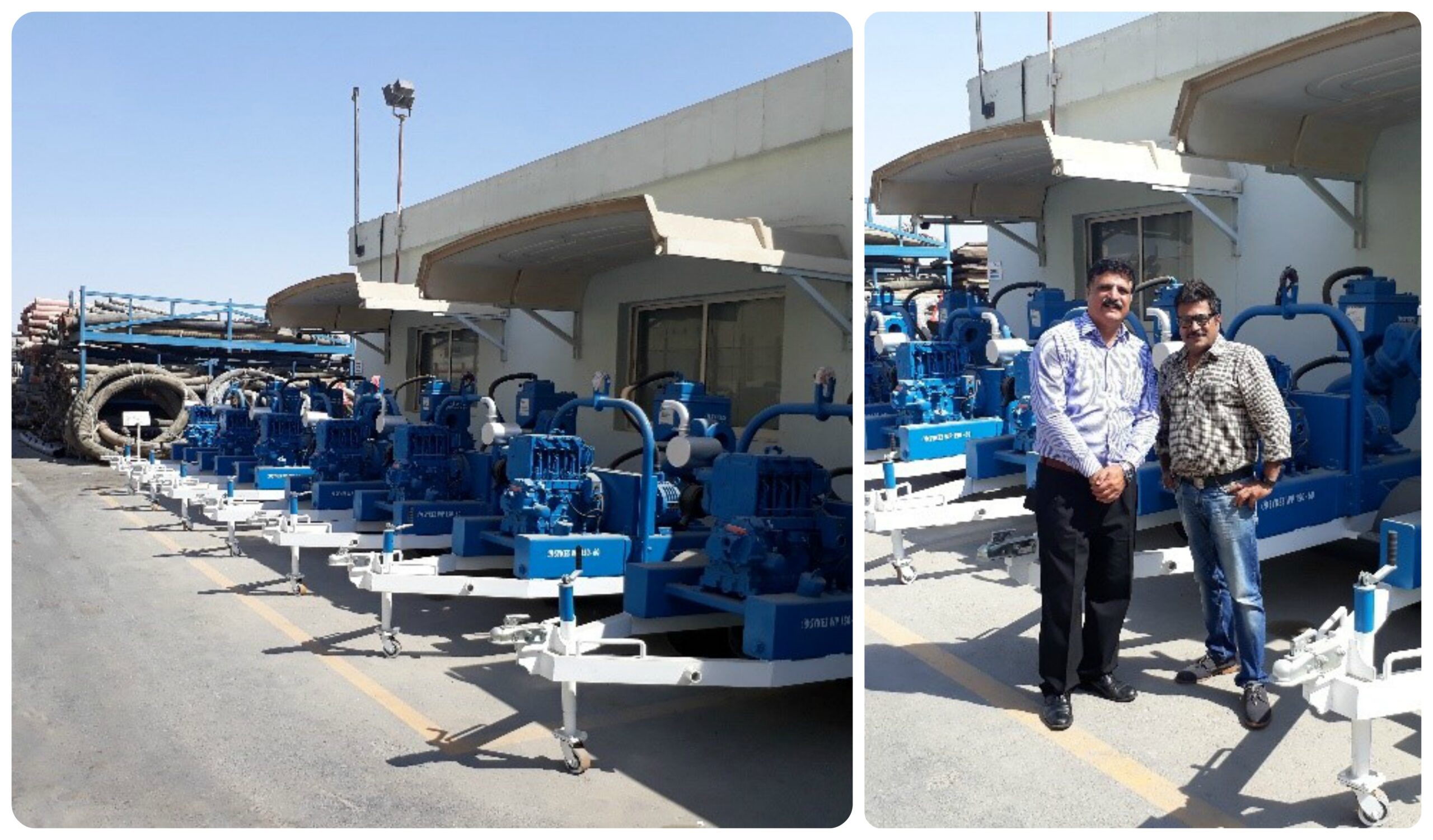 Delivering Emergency Dewatering Pumps across the UAE powered by Lister Petter Engines